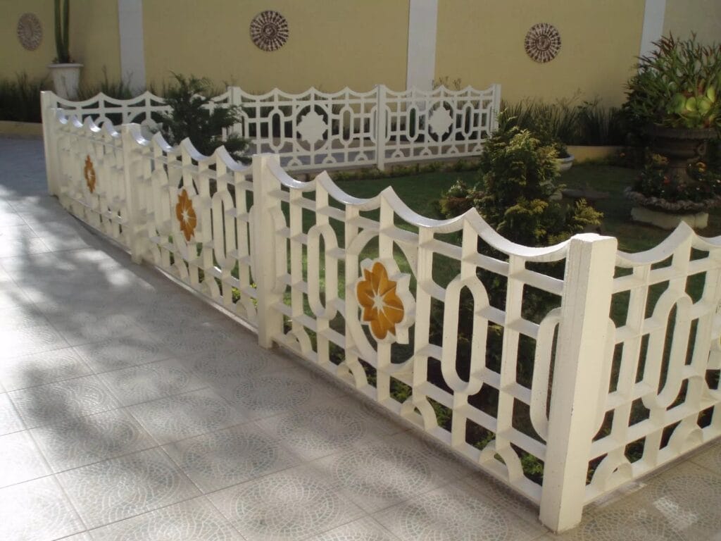 Fábrica de Grades de Concreto modelo Estrela instalada no Jardim